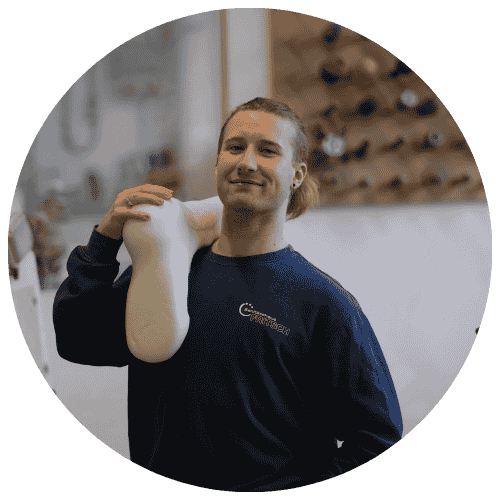 Foto eines Bettgalgens